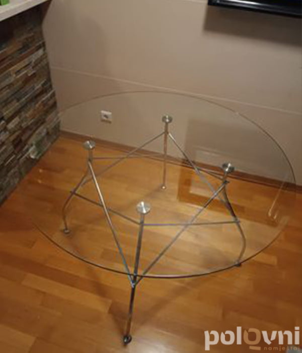 Stakleni stolovi x2