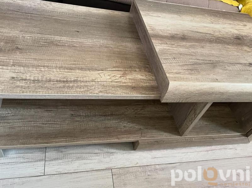 Ugaona, fotelja, tv komoda, ormar, sto