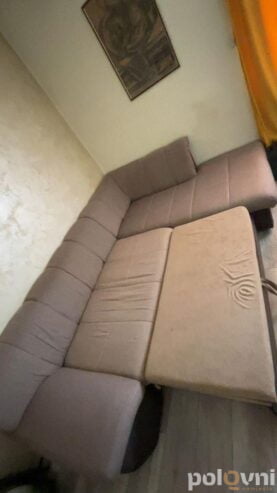 Ugaona, fotelja, tv komoda, ormar, sto