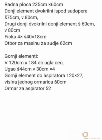 Komplet kuhinja