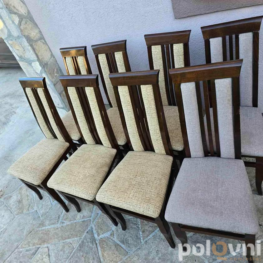 Trpezarijske stolice 8 komada