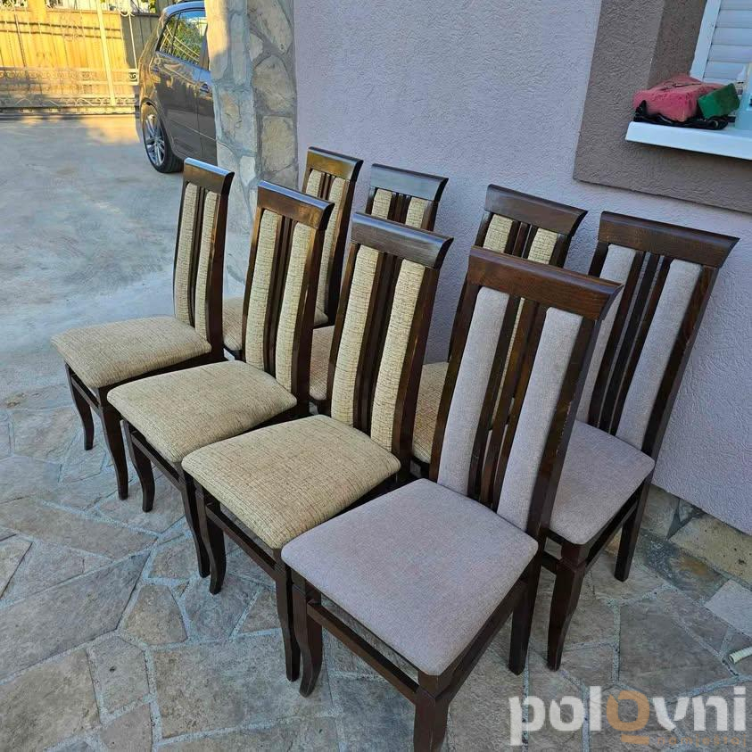 Trpezarijske stolice 8 komada