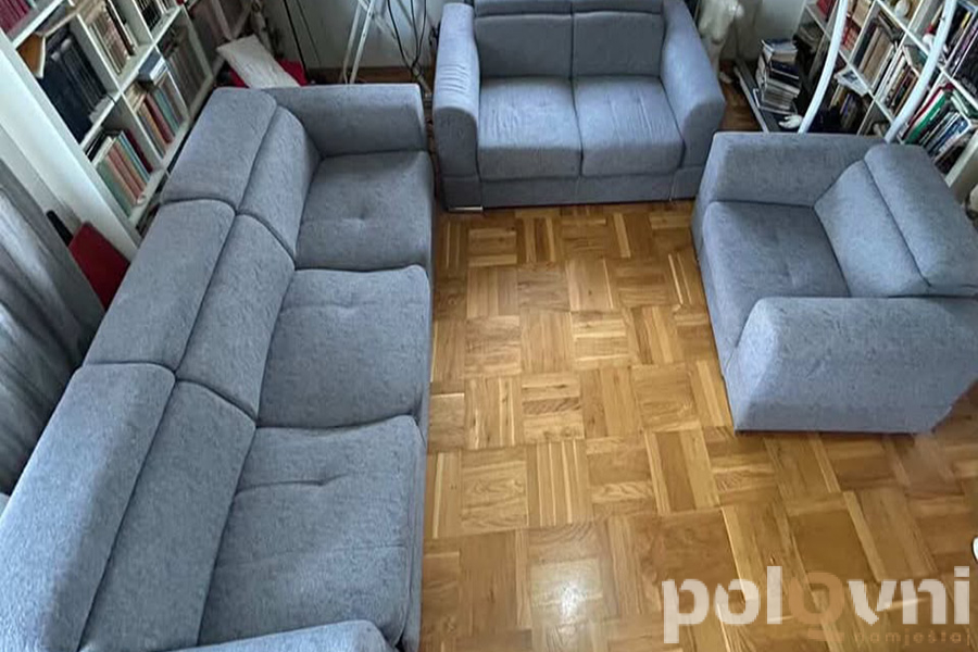 Trosjed dvosjed i fotelja